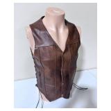 All-State Leather Riding Vest - Size 36"