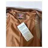All-State Leather Riding Vest - Size 36"