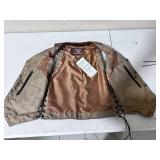 All-State Leather Riding Vest - Size 36"
