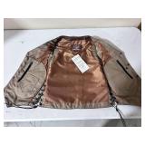 All-State Leather Riding Vest - Size 38"