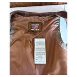All-State Leather Riding Vest - Size 38"