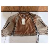 All-State Leather Riding Vest - Size 36"