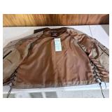 All-State Leather Riding Vest - Size 60"