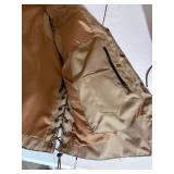 All-State Leather Riding Vest - Size 60"