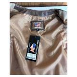 All-State Leather Riding Vest - Size 54"