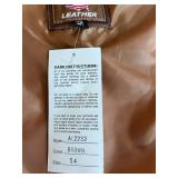 All-State Leather Riding Vest - Size 54"