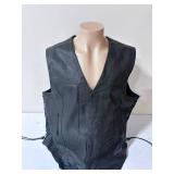 All-State Leather Riding Vest - Size 58"