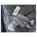 Z1R Conceal Carry Leather Vest - Size XL