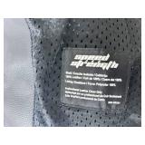 Tough - Nails Black Leather Vest Size - Small