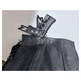 Z1R Conceal Carry Leather Vest - Size 4XL