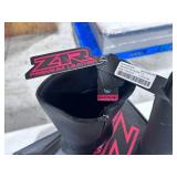 Z-1R Premium Leather Motorcycle Boots Size 11.5