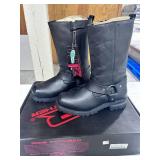 Z-1R Premium Leather Motorcycle Boots Size 8.5