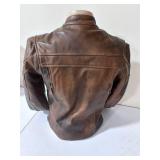 ALLSTATE LEATHER Men’s Cafe Brown Vented Touring Jacket Size 40