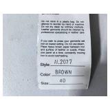 ALLSTATE LEATHER Men’s Cafe Brown Vented Touring Jacket Size 40