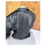 Allstate Leather Buffalo Leather Motorcycle Jacket- Size 54