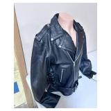 Allstate Leather Buffalo Leather Motorcycle Jacket- Size 52