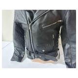 Allstate Leather Buffalo Leather Motorcycle Jacket- Size 40