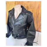 Allstate Leather Buffalo Leather Motorcycle Jacket- Size 46