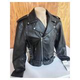 Allstate Leather Buffalo Leather Motorcycle Jacket- Size 46