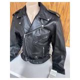 Allstate Leather Buffalo Leather Motorcycle Jacket- Size 46