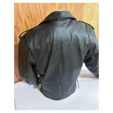 Allstate Leather Buffalo Leather Motorcycle Jacket- Size 46