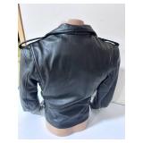 Allstate Leather Buffalo Leather Motorcycle Jacket- Size 38