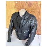 Vanson Leather Motorycle Jacket Size 42