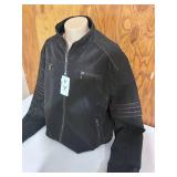 Denzell Outerwear Leather Motorcycle Jacket