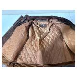 ALLSTATE Leather Men’s Cafe Brown Vented Touring Jacket Size 54
