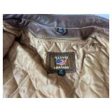 AllSTATE Leather Men’s Cafe Brown Vented Touring Jacket Size 54
