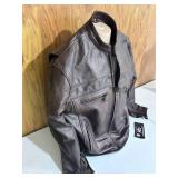 ALLSTATE Leather Men’s Cafe Brown Vented Touring Jacket Size 56