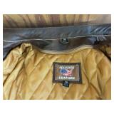 ALLSTATE Leather Men’s Cafe Brown Vented Touring Jacket Size 56