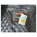 All-State Leather Black Leather Motorcycle Jacket- Size Large
