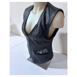Z1R Conceal Carry Leather Vest - Size Small