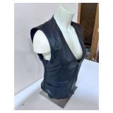 Z1R Conceal Carry Leather Vest - Size Small