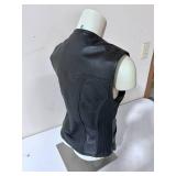 Z1R Conceal Carry Leather Vest - Size Small