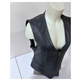 Z1R Conceal Carry Leather Vest - Size Medium