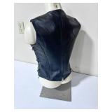 All-State Leather Riding Vest - Size Small
