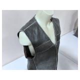 River Road Size XL Leather Riding Vest