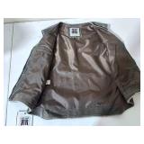 River Road Leather Riding Vest - Size 2XL