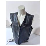 River Road Leather Riding Vest - Size 2XL