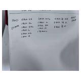 Varity Size Lot  AllState Leather Chaps - 27 Items