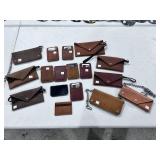 Leather Wallet Lot Beasley Company
