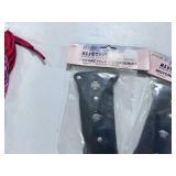 Biker Vest and shoe lace, Leather Hair Accessories Lot