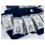 Biker Bell Lot Assorted, 39 Silver Size 21 Rings for Resale