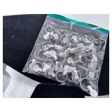 Biker Bell Lot Assorted, 39 Silver Size 21 Rings for Resale