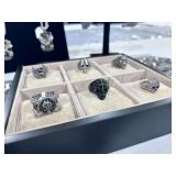 Large Biker Jewelry Lot great for resale