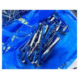 Large Metal 12Pc rack with Accessories seen