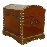 Vintage Native American Hand Painted Small Decorative Chest