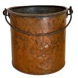 Vintage Copper Pail / Bucket and Tea Kettle